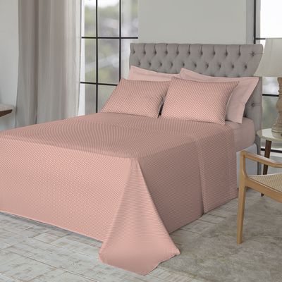 Jogo de Cama Queen Size 180 Fios Fiori - Paty (7527)
