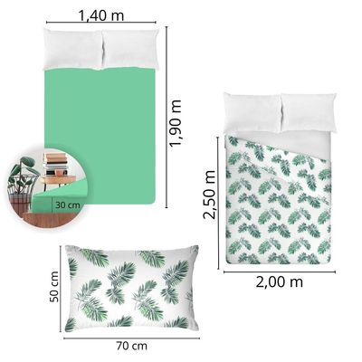 Jogo de Cama Casal 180 fios Fiori - Mara I (7451-1)