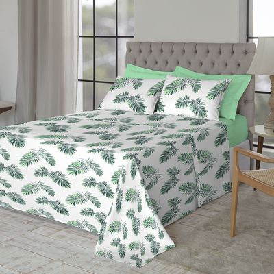 Jogo de Cama Casal 180 fios Fiori - Mara I (7451-1)