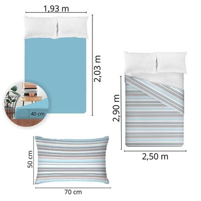 Jogo de Cama King Size 180 fios Fiori - Gabriel I (7526-1)