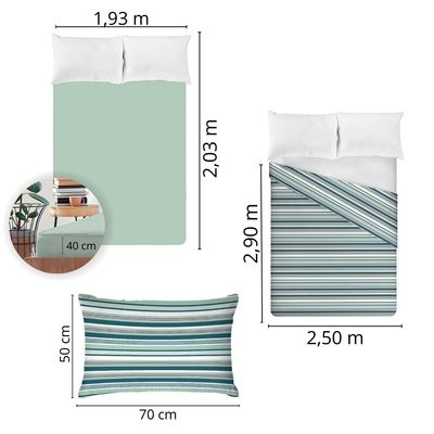 Jogo de Cama King Size 180 Fios Fiori - Gabriel (7526)