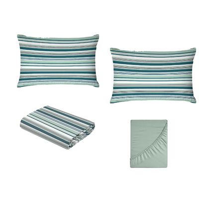 Jogo de Cama Queen Size 180 Fios Fiori - Gabriel (7526)