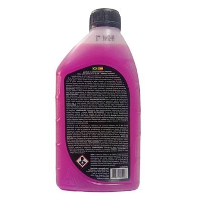 Aditivo para Radiador Tirreno Pronto para Uso HT-E Rosa - 1L