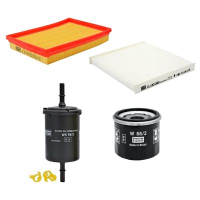 Kit de Filtros Mann Filter Renault Kwid 1.0 12V SCE Flex 2017 até 2023