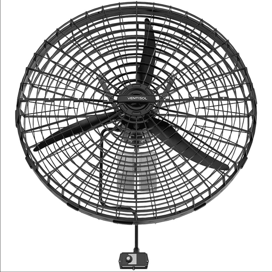 Ventilador de Parede Ventisol GP VP1M2 Preto 220V