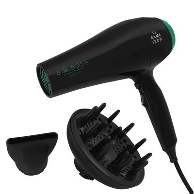 Secador Gama Babosa Ceramic ION 2100W - BECHD0000002810  PRETO/VERDE  110 VOLTS