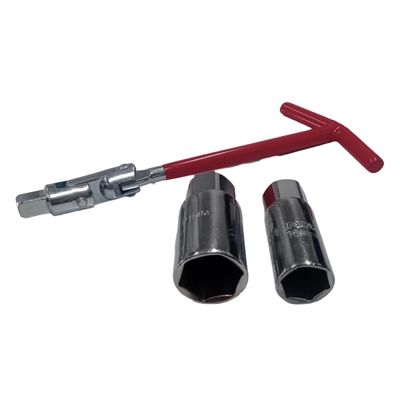 Jogo de Chave de Vela Alongada 16-21mm Articulável Cinoy