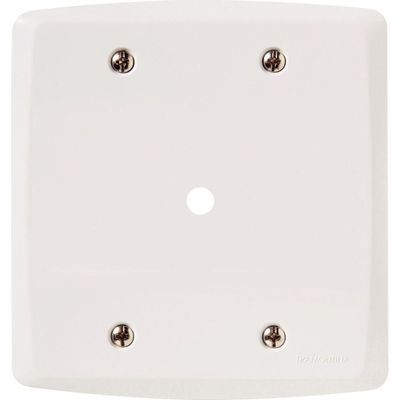 Placa com 1 Furo 9,5 mm 4x4 Tramontina Lux Branca