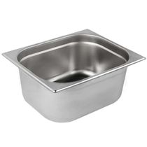 Kit 10 Cubas Gastronomica Inox GN 1/4 x 150mm (265x162mm) - Brasinox