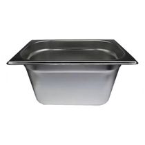 Kit 10 Cubas Gastronomica Inox GN 1/4 x 150mm (265x162mm) - Brasinox