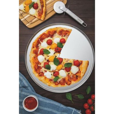 Forma para Pizza Tramontina em Aço Inox 40 cm