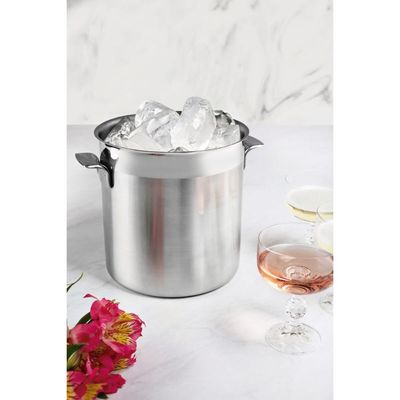Balde de Gelo Tramontina Cosmos em Aço Inox com Acabamento Fosco sem Tampa 12 cm 1,5 L