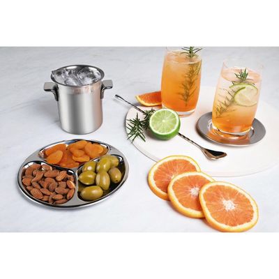 Balde de Gelo Tramontina Cosmos em Aço Inox com Acabamento Fosco sem Tampa 12 cm 1,5 L