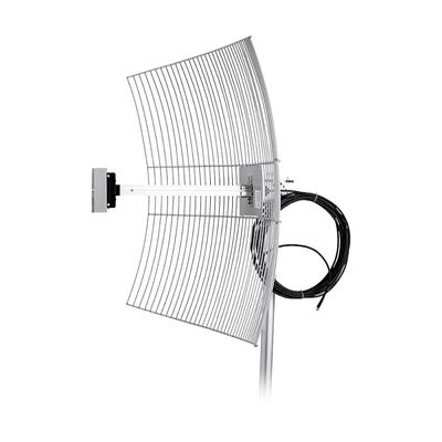 Antena Parabolica de Grade para Internet Aquario MM-2425F10 com 2.4 GHZ e Ganho de 25DBI