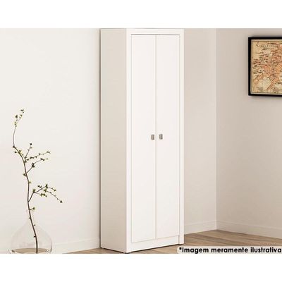Estante de Escritório ME4105 c/ 2 Portas Branco - Tecno Mobili