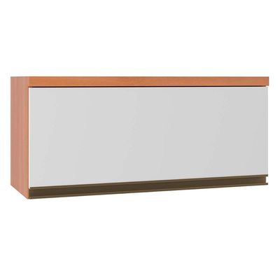 Armário de Cozinha Modulado Macadâmia 1 Porta 80cm Freijo/Branco - Telasul