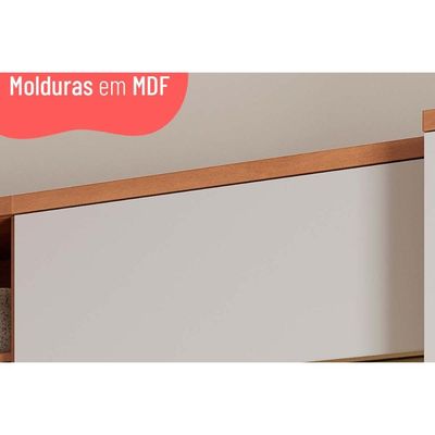 Armário de Cozinha Modulado Macadâmia 1 Porta 80cm Freijo/Branco - Telasul