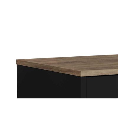 Mesa Lateral p/ Sala MB 1004 1 Porta Freijo/Off White - Movelbento