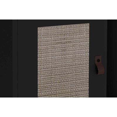 Mesa Lateral p/ Sala MB 1004 1 Porta Freijo/Off White - Movelbento