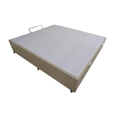 Cama Box Baú Universal Solteiro Linho Clean (78x188x35) - Castor