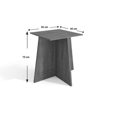 Base de Mesa p/ Cozinha Lótus BA25 Madeirado s/ Tampo Freijó - Kappesberg