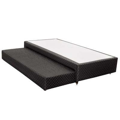 Cama Box Base c/Auxiliar Universal Especial MH1453 Bordado Black (96x203x32) - Herval