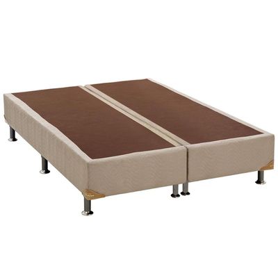 Cama Box Base Universal Queen Suede Clean (158x198x30) - Ortobom