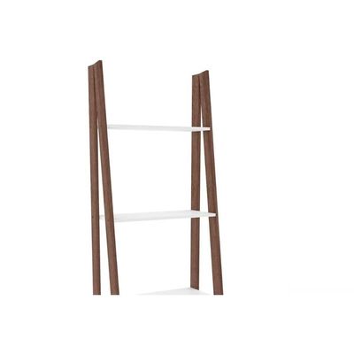 Estante Livreiro de Escritório RT3091 c/ 3 Prateleiras Branco/Rustico - Movelbento