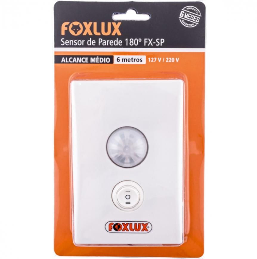Sensor de Presença para Parede 180° Branco Bivolt