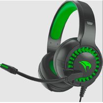 Headset Gamer Viper PRO LED PYTHON  - 415  PRETO/VERDE  Bivolt