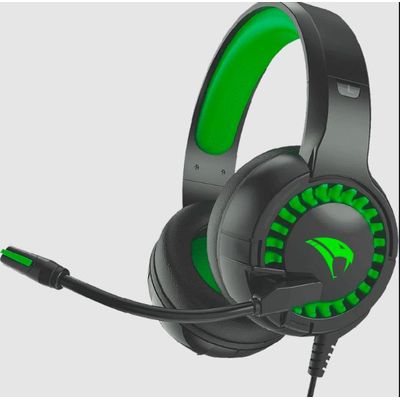 Headset Gamer Viper PRO LED PYTHON  - 415  PRETO/VERDE  Bivolt