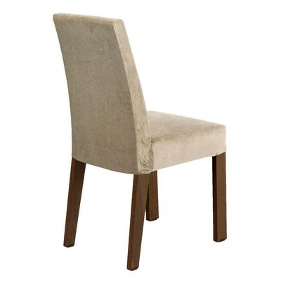 Conjunto Sala De Jantar Mesa Tampo De Madeira 4 Cadeiras