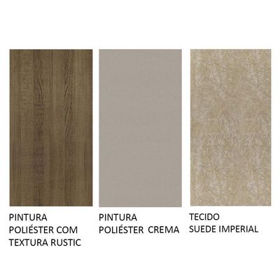 Kit Sala De Jantar Mesa 4 Cadeiras Madesa Crema/Imperial