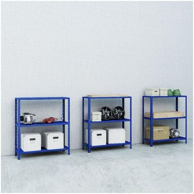 Estante Aço 3 Prateleiras Eaf007 Azul