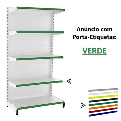 Gôndola Parede Prateleira Lateral 1 Inicial + 4 Continuação