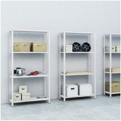 Estante Aço 4 Prateleiras Eaf006 Branca