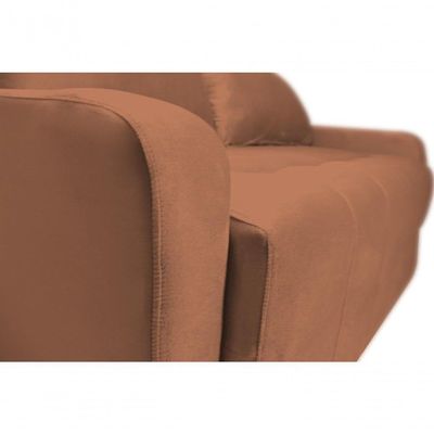 Sofá Cama Para Sala De Estar Amora New Veludo Matrix - Cobre Cobre