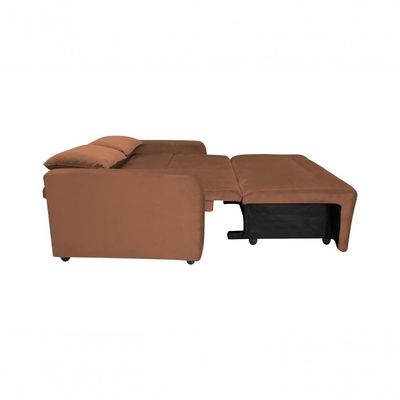 Sofá Cama Para Sala De Estar Amora New Veludo Matrix - Cobre Cobre