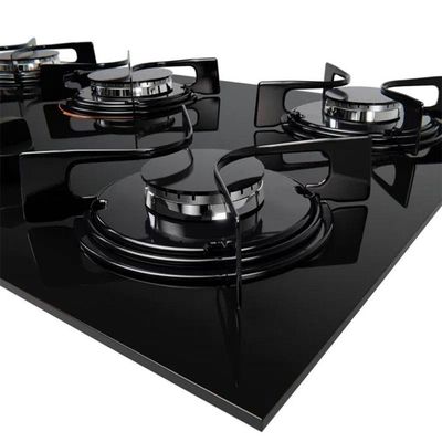 Cooktop Atlas U.top 5 Bocas Preto Bivolt