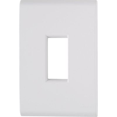 Placa 1 Posto Vertical 4x2 Tramontina Liz Branca 120 unidades