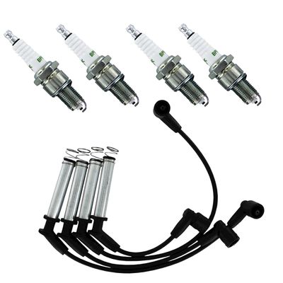 Kit Jogo de Cabos e Vela de Ignição Chevrolet Spin e Cobalt 1.8 Flex 2012 até 2016