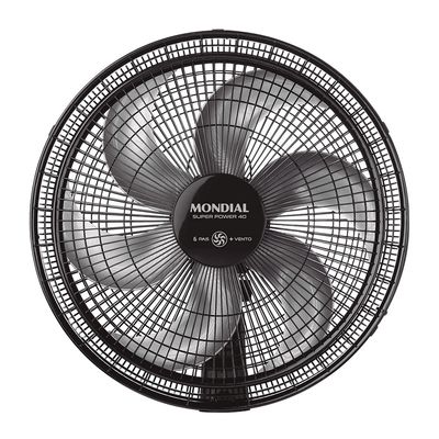 Ventilador de Mesa Mondial 6 Pás Super Power VSP-40-B2 - 40cm 127V UNICA