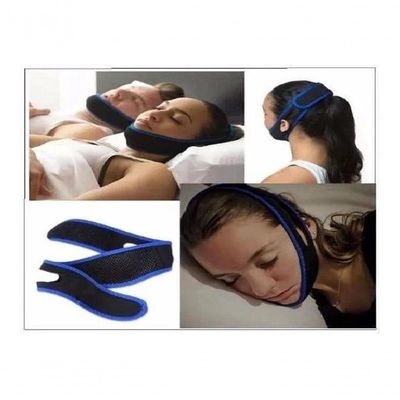 Faixa Anti Ronco Ajustável Apneia Neoprene Cabeça Queixo