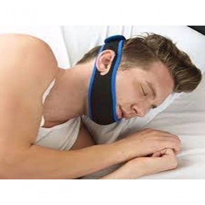 Faixa Anti Ronco Ajustável Apneia Neoprene Cabeça Queixo