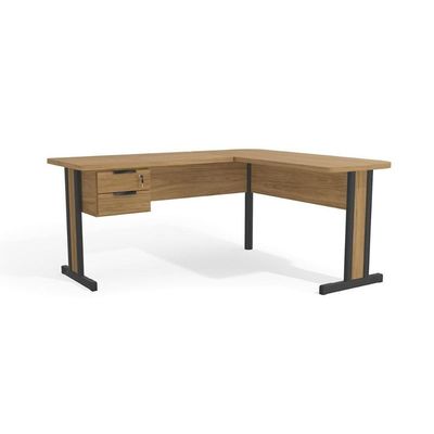Mesa De Escritório 1170a C/ 2 Gavetas Itapuã - Kappesberg