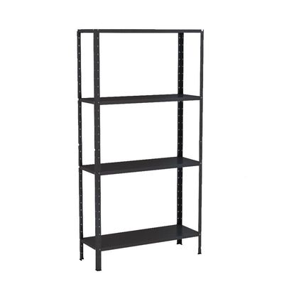 Estante Aço 4 Prateleiras Livros Cozinha Quarto Eaf006 Preta