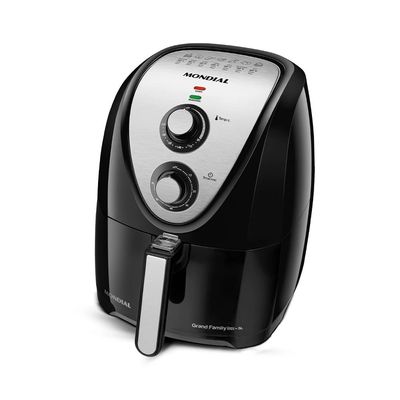 Fritadeira Elétrica Air Fryer Mondial Grand Family Inox AFN-50-BI 5L Preta - 127V UNICA