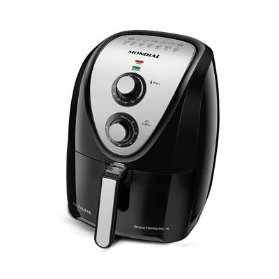 Fritadeira Elétrica Air Fryer Mondial Grand Family Inox AFN-50-BI 5L Preta - 220V UNICA