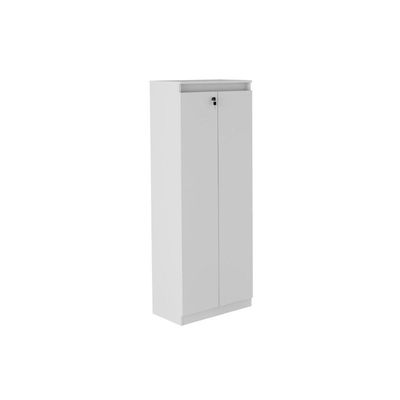 Estante De Escritório Me4151 2 Portas C/ Chave Branco - Tecno Mobili