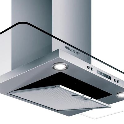 Coifa Brastemp Timer 90 Cm Bap90ar Inox 127 V